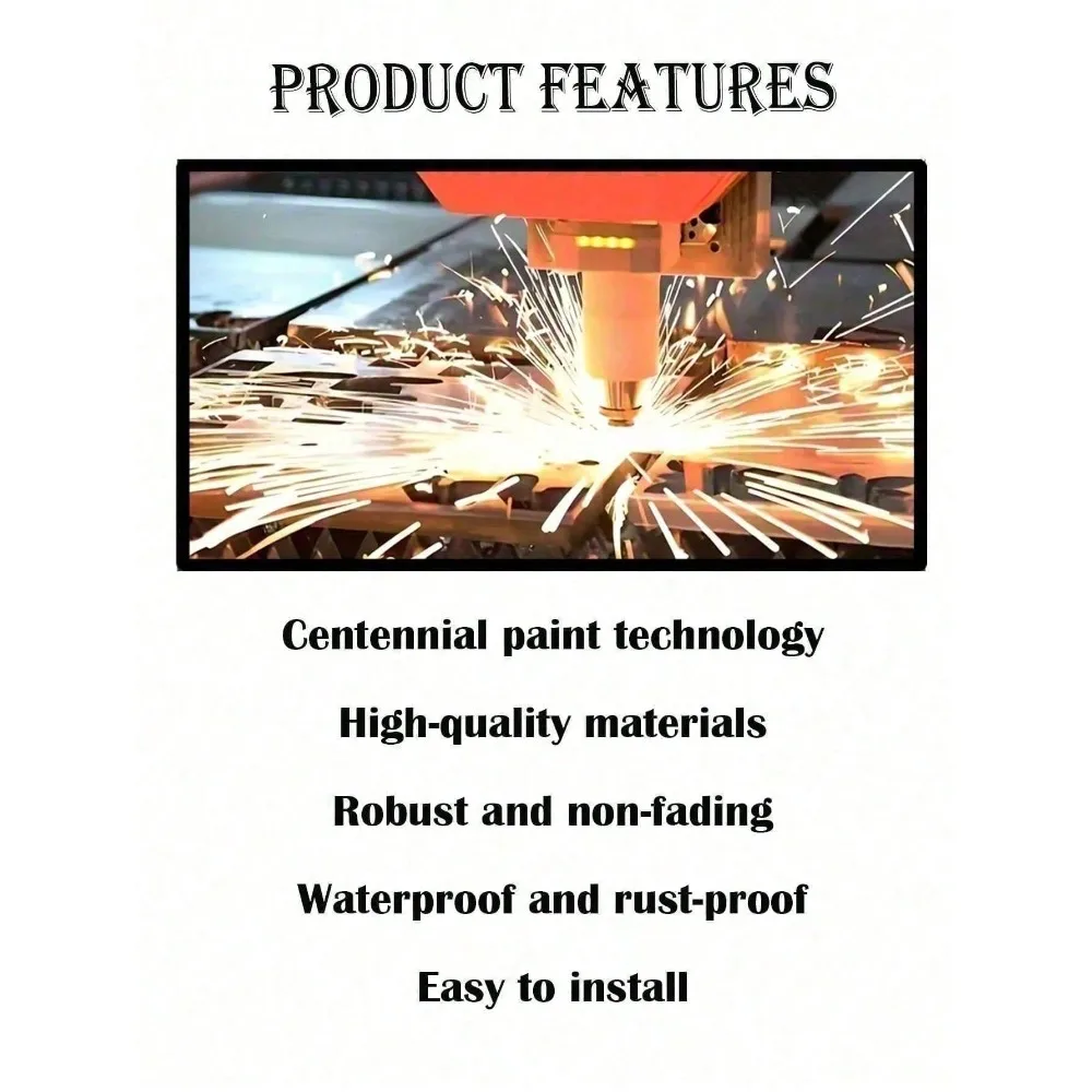 لوحة فنية جدارية معدنية عتيقة "كما بالنسبة لي ومنزلي نحن نخدم الرب" جوشوا 24:15 علامة الكتاب المسيحي ديكور مزرعة ريفية H