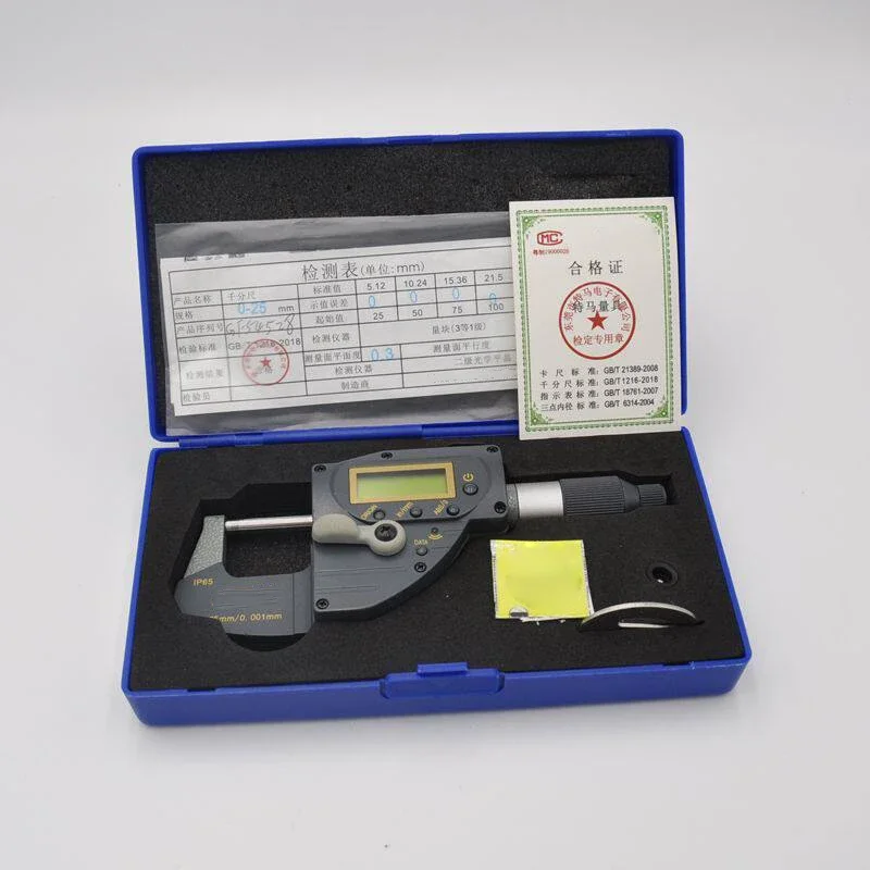 MDA910 Digital Rapid-Advance Micrometer, Lever-Type Micrometer, 0–25 mm Rapid Lever-Type Digital Micrometer, 0.001 mm Measuring