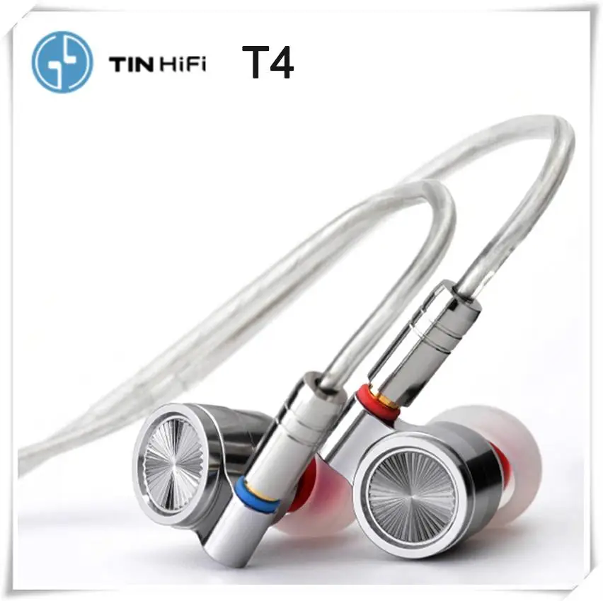 

Tinhifi T4 10mm CNT Dynamic Driver HIFI Audio Music Monitor DJ Studio In-ear Earphone IEM MMCX Cable Easy to Drive Earbuds