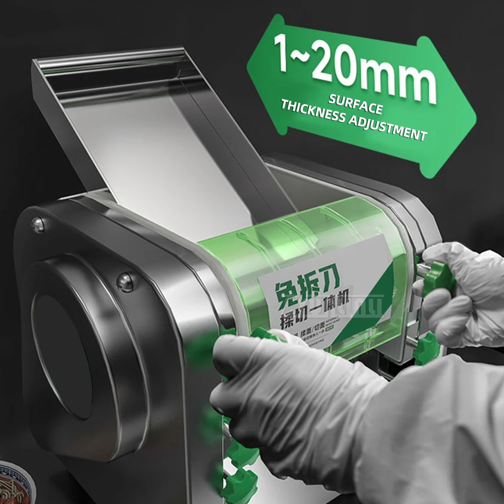 Kitchen Appliance for Making Noodles Makarna Makinesi Elektrikli Silent Stainless Steel Dough Presser Electric Noodle Maker