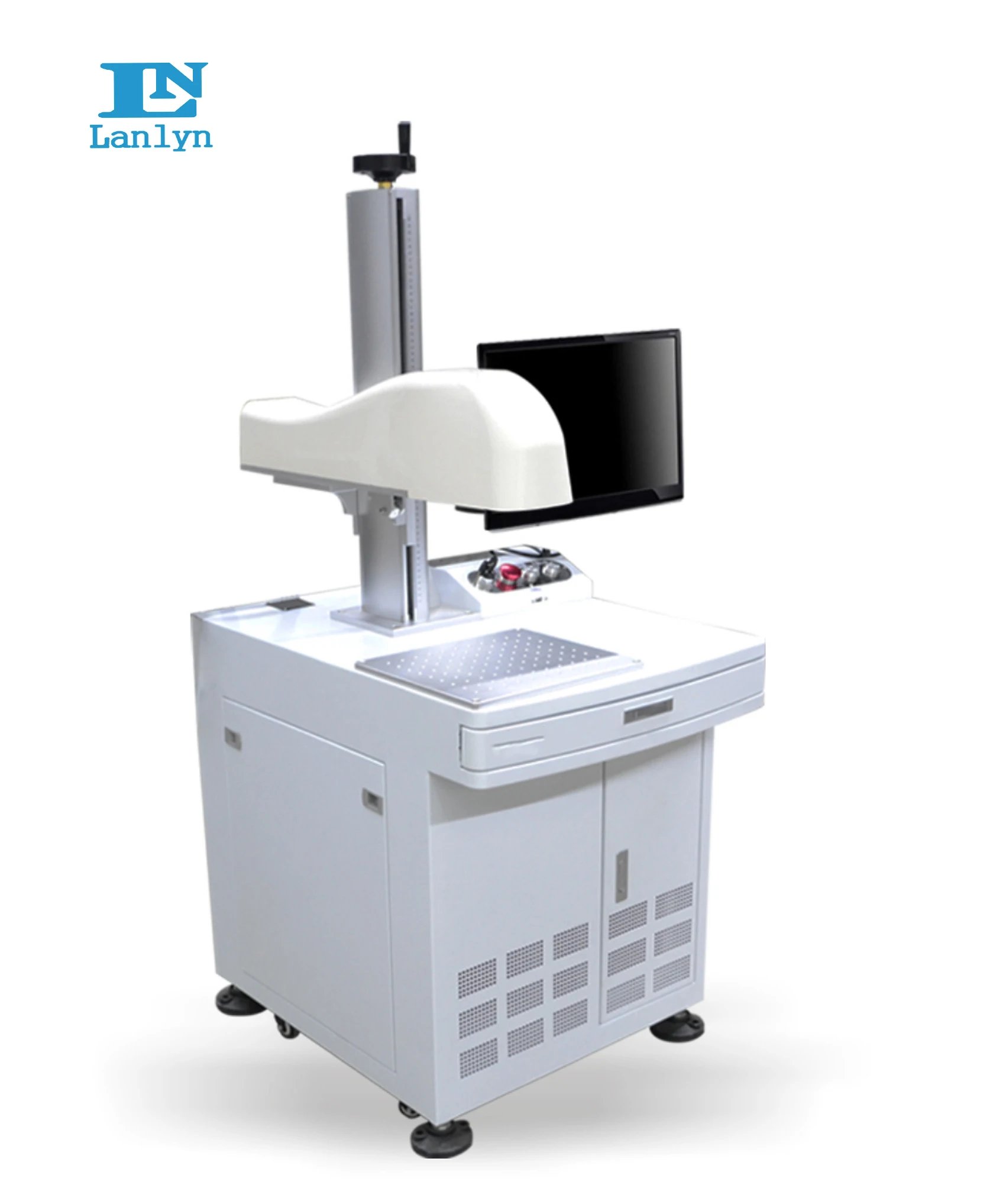 金属/プラスチック/タグ/キーホルダー/ペン用の3Dカラープリントファイバーマーキングマシン