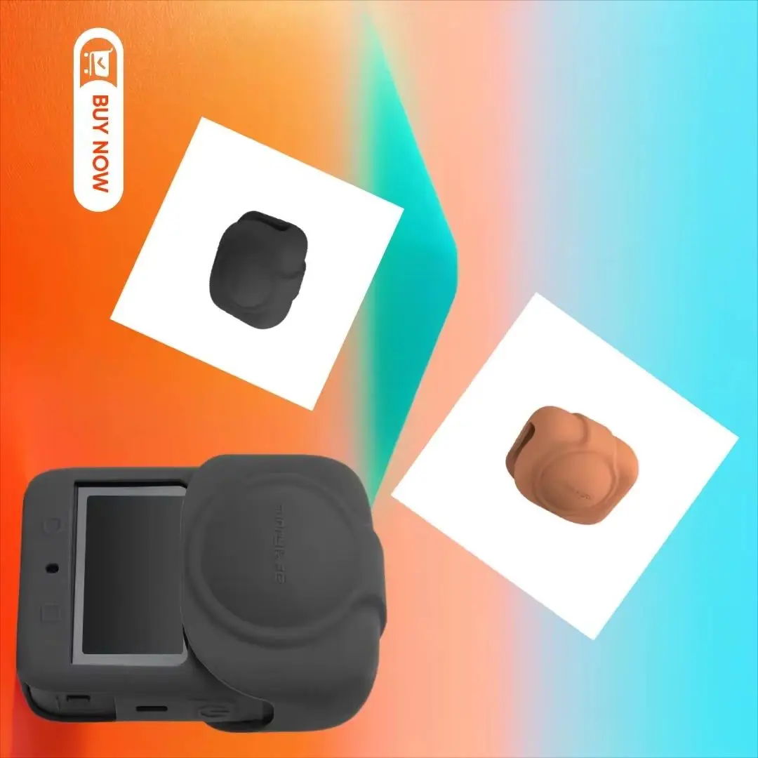 

Silicone Protective Case for DJI OSMO 360 Lens - Anti-Drop Panoramic Camera Cover, Anti-Scratch Secure-Fit Camera Accessories