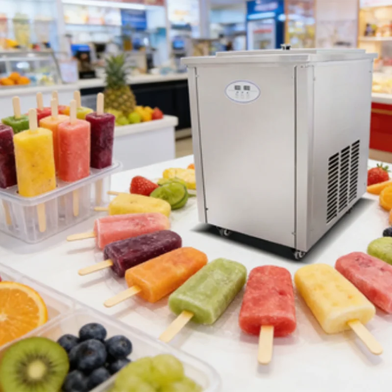 Stainless Steel Durable Good Quality Commercial Ice Popsicle Maker   Machine Ice Lolly Freeze Machine Juice Block Machine