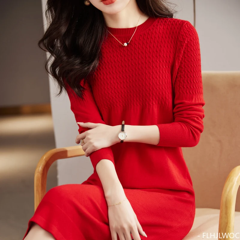 4 Colors Winter Knitted Dresses Hot Women Long Sleeve Korea Style Fashion Casual Knitting Long Sweater Dress - AliExpress 200000345 4 Colors Winter Knitted Dresses Hot Women Long Sleeve Korea Style Fashion Casual Knitting Long Sweater Dress - AliExpress 200000345