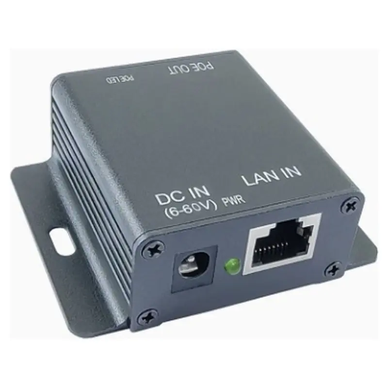 【新製品a09r！】ギガビットpoeインジェクター、最大30w、アクティブpoe、入力6-60vdc、出力48vdc、poe対応、ソーラー、アダプター、ポータブル電源からの給電に対応。