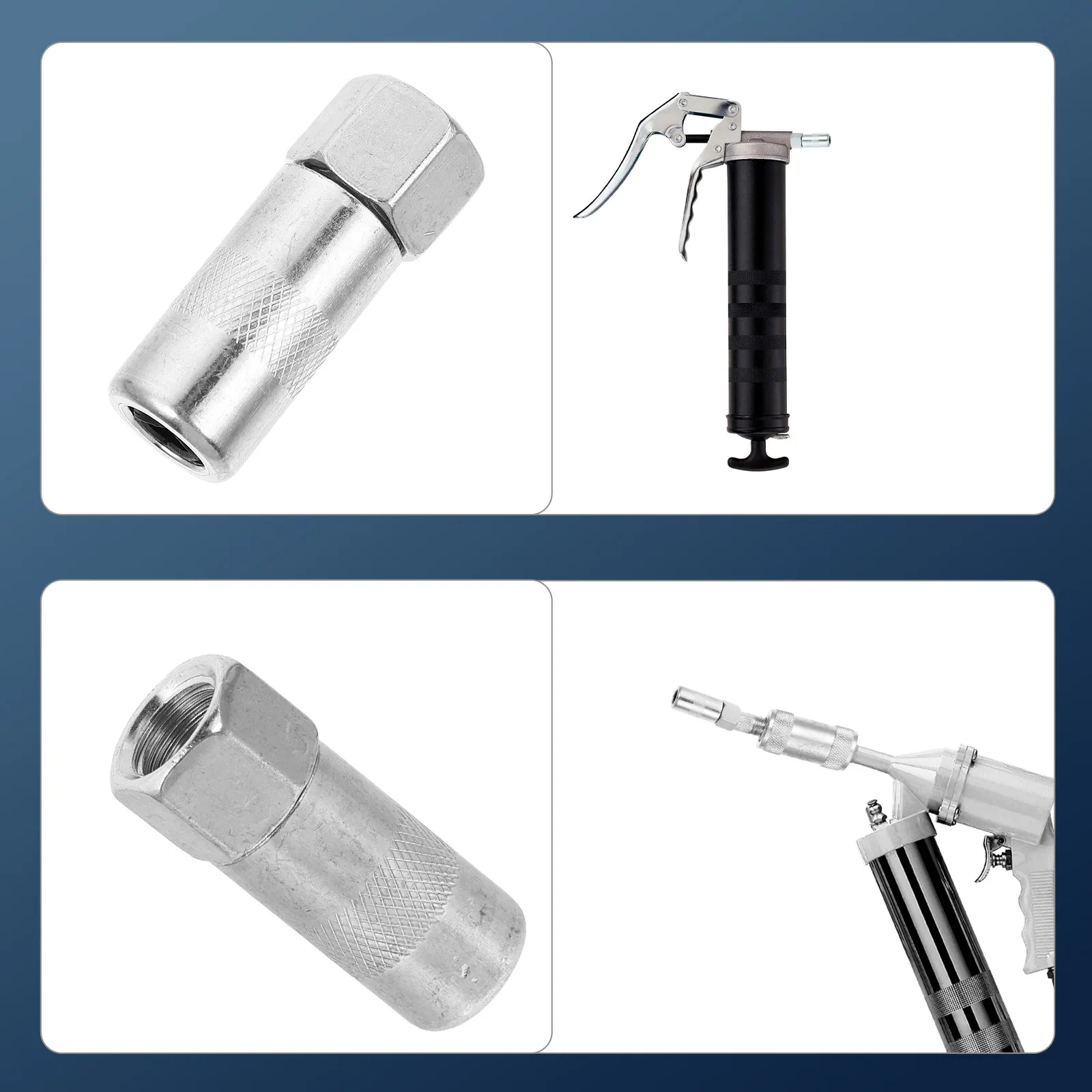 

10 шт. плоских смазочных ниппелей, прочные сменные насадки, водонепроницаемый комплект фитингов, детали для масляных двигателей, соединитель для распылителя