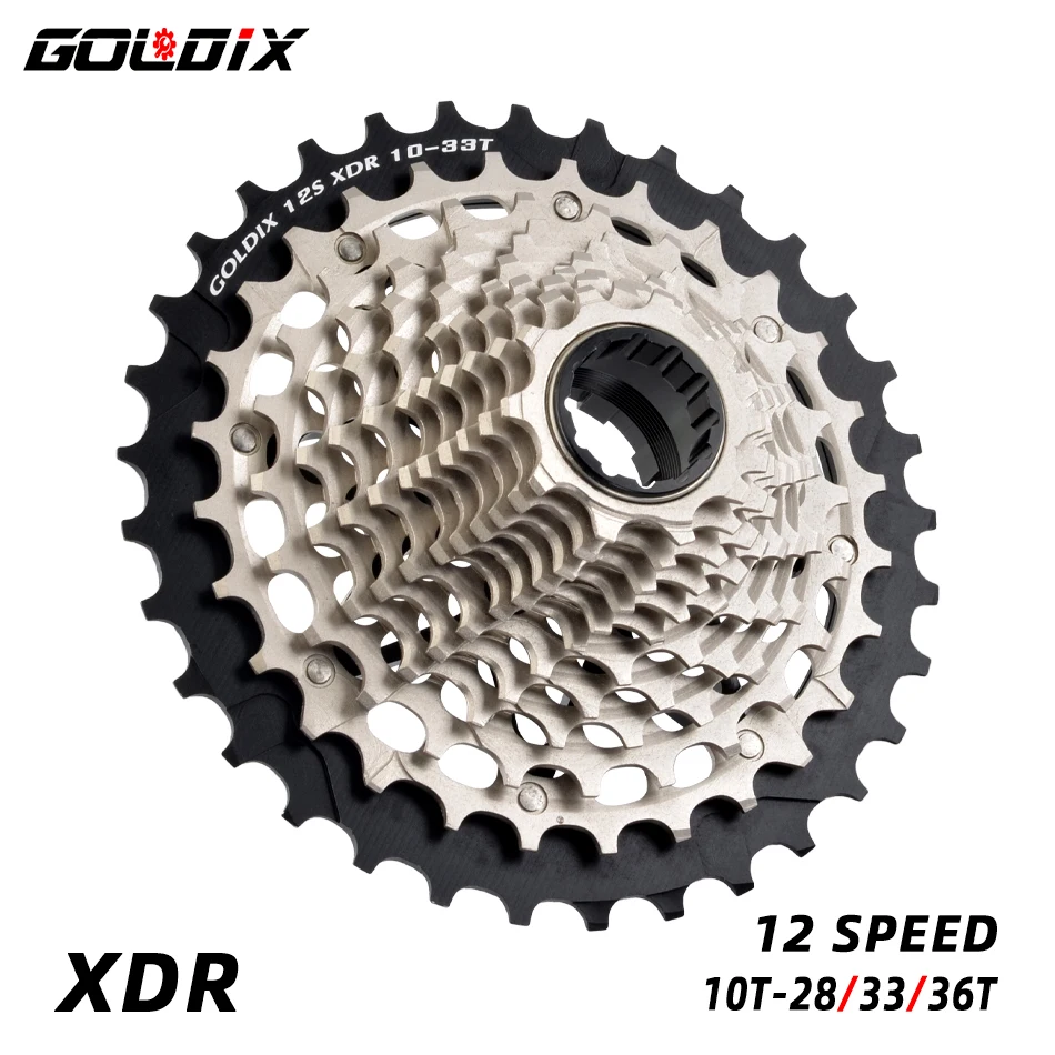 XDR Road Bike Cassette 12 Speed 12S 10-28 33 36T CNC Steel Bicycle Gear Gravel Bike Ultralight Freewheel K7 12V Sprocket