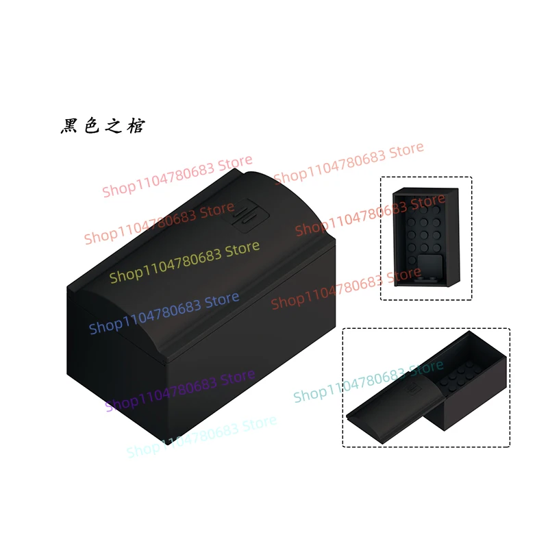 MOC اللبنات شخصية صغيرة نعش زي الملحقات الكرتون أنيمي ديكور تمثال هدية لعبة تحصيل