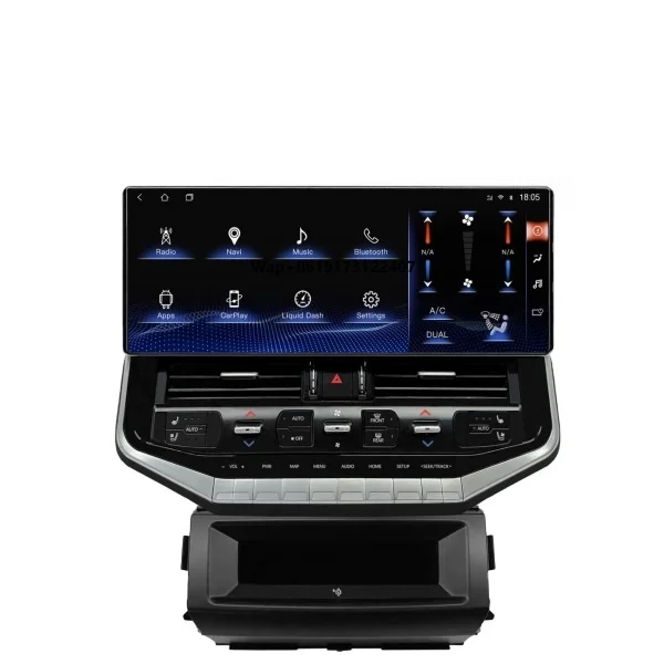 

16.3" HD Screen Android 14 Car DVD Player for LC200 2008-2015 Upgrade to LC300 2022 with LVDS Box Car Radio Carplay