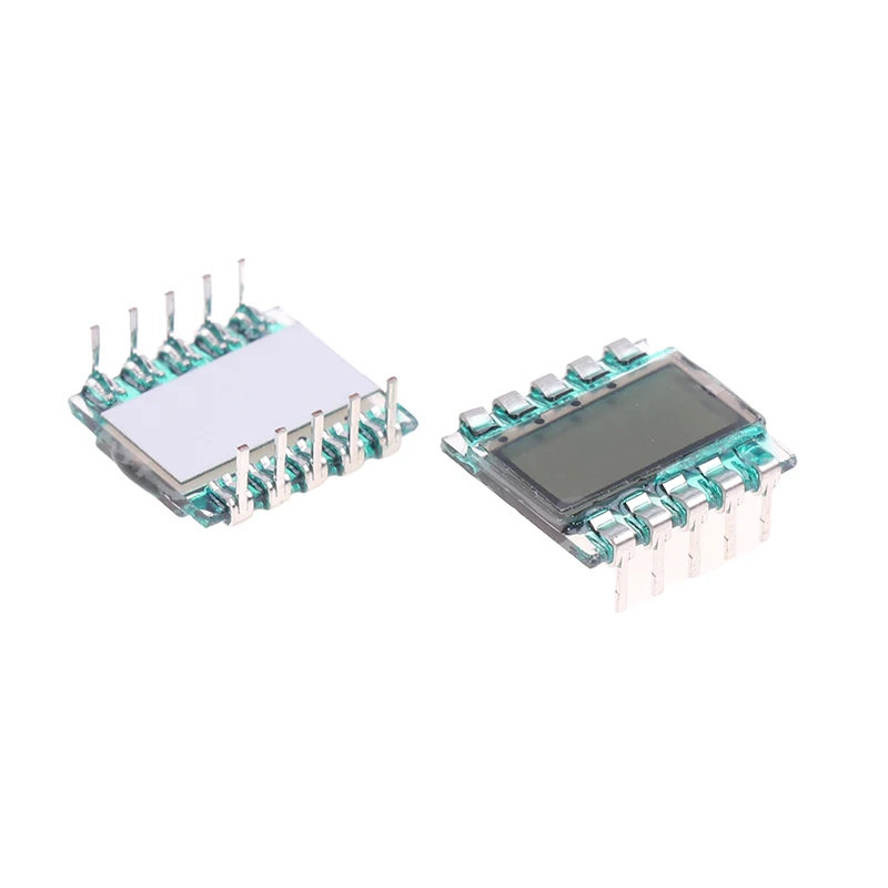 5PCS 10PIN TN Positive 3-Digits Segment LCD Panel 3.0V Digital Tube Display LCD Segment Code Screen 1.2*1.2cm