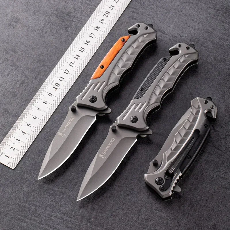 

Stainless Steel Folding Knife for Camping Survival Self-defense High Hardness Military Tactical Knife Outdoor Portable Knives