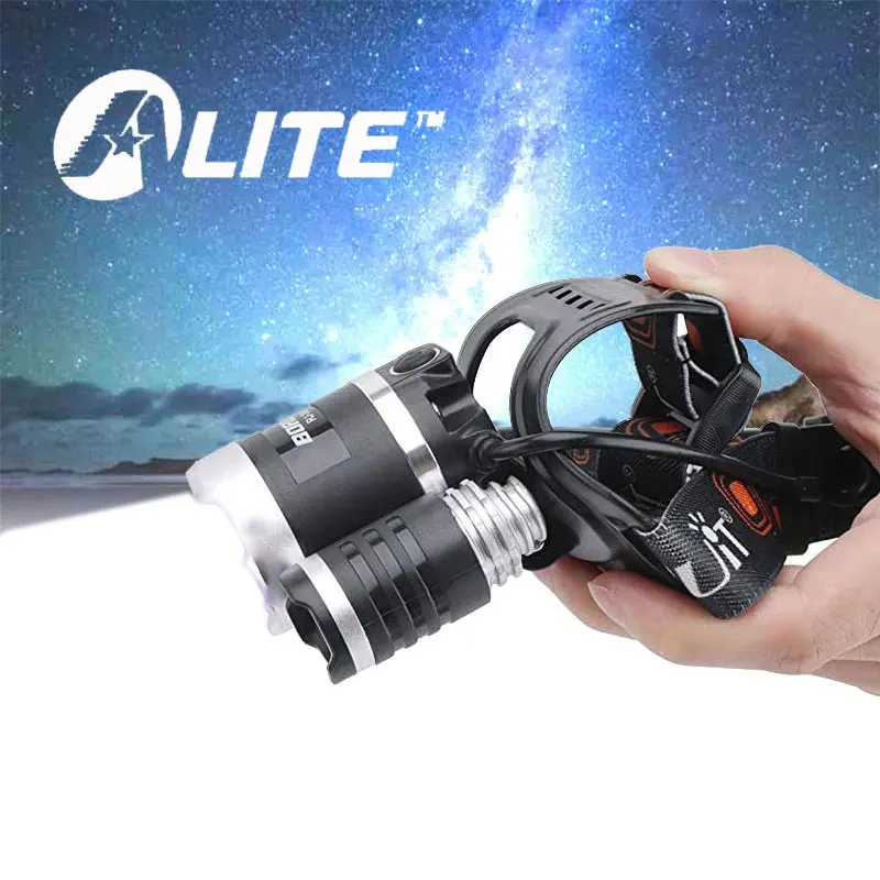 TMWT 14000LM LED 1*T6+2*XPE  Headlamp Head Lamp Portable Light Flashlight Torch Lanterna Fishing use18650 Battery