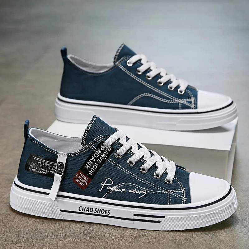 

Spring Canvas Men Shoes for Men Shoe Fashion Platform Sneakers Summer Male Casual Vulcanized Shoes Mens Student Tenis Masculino