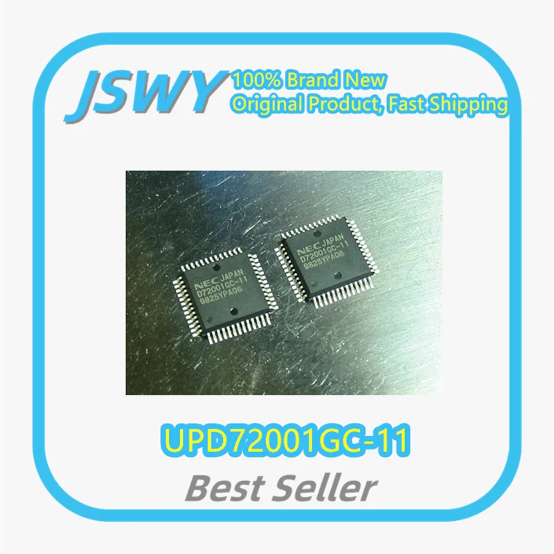 (1/10 Piece) UPD72001GC-11 LQFP52 72001 Microcontroller Chip Original Brand New