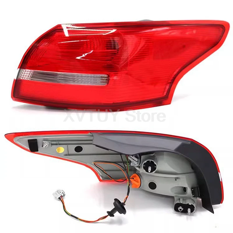 Left/Right Side Car Tail Lights For Ford Focus 3 Sedan 2015-2018 LED Car Tail Lamps Daytime Running Lights Dynamic Turn Signals