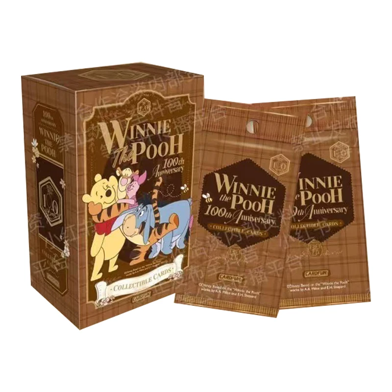 Echte Disney Winnie The Pooh-kaarten 100th Anniversary Trading Collection Limited Edition verzamelkaarten Kindercadeauspeelgoed