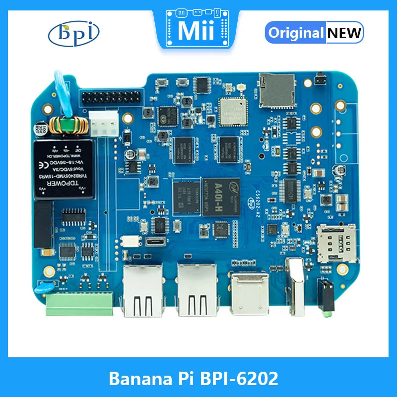 Banana Pi BPI-6202 Embedded single board Allwinner A40I Cortex-A7 2G DDR3 8G eMMC 4G/5G full Netcom + WiFi Industrial Computer