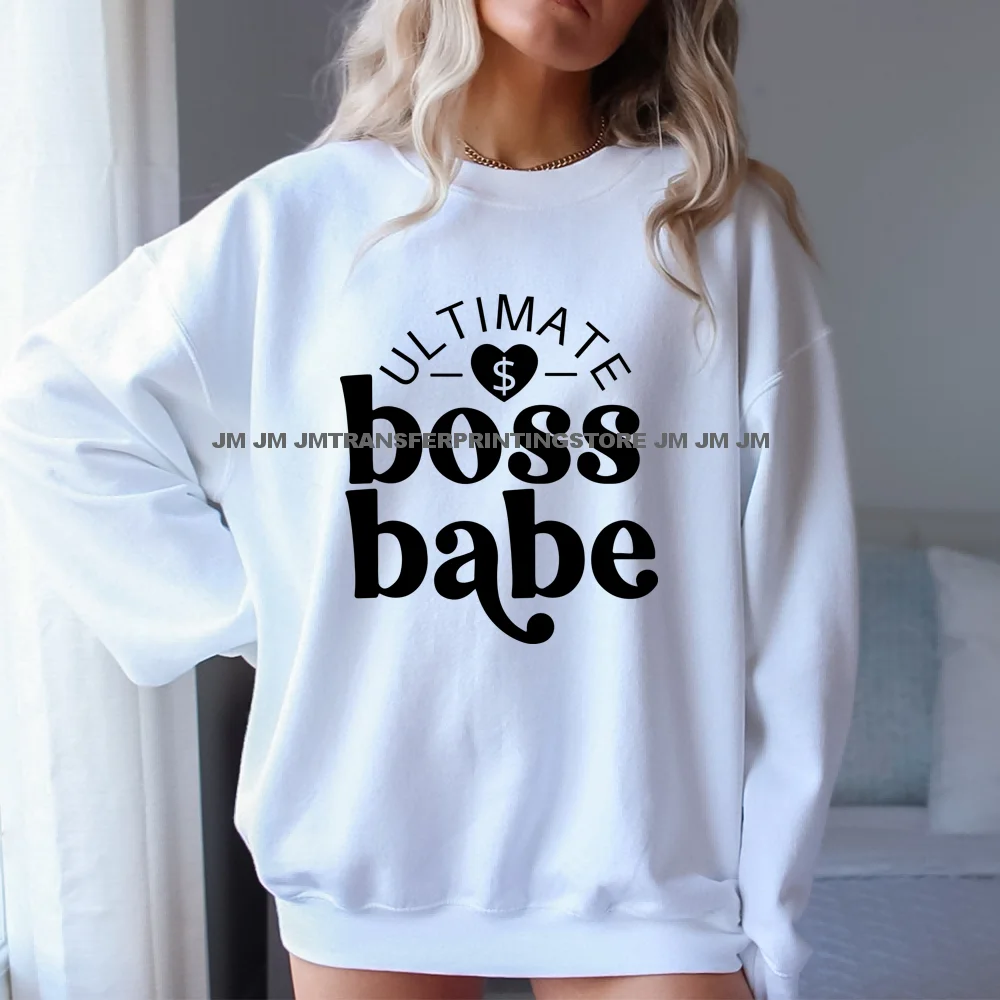 High Quality Small Business Letter Iron-on CEO Babe DTF Decals Heat Transfer Thermal Stickers Ready To Press for T-shirts