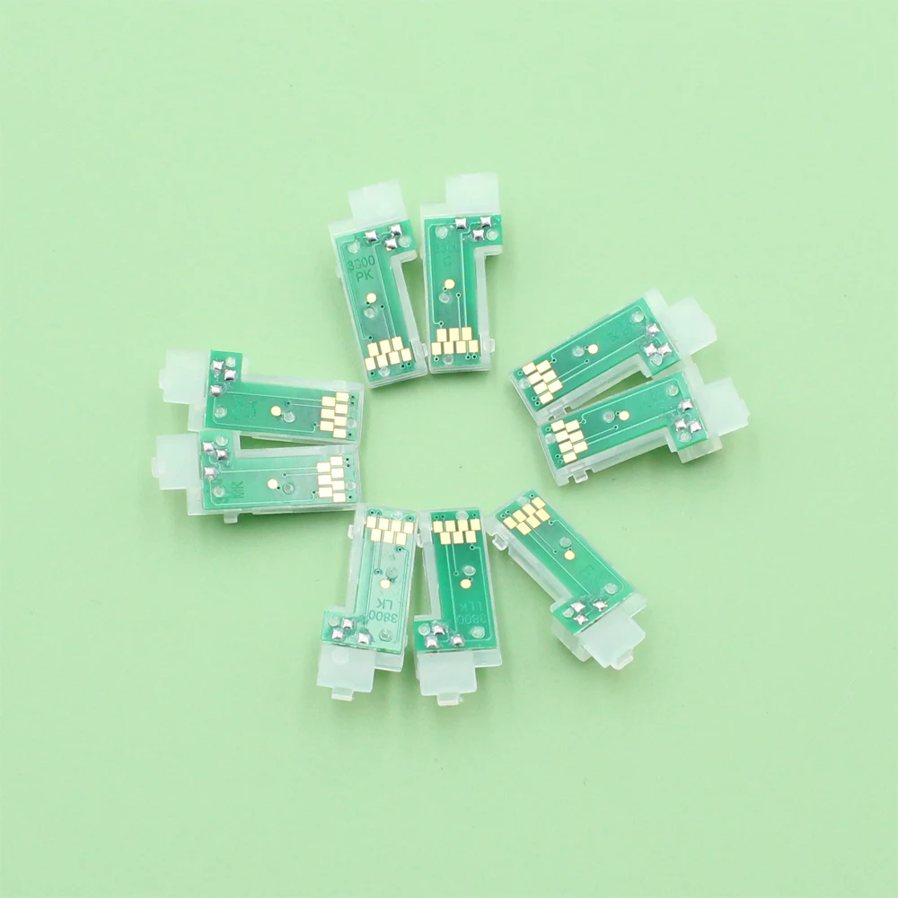 9 pcs/set Ink Cartridge Chip Sensor For EPSON 3800 For Epson Stylus Pro 3800 3850 3880 3885 3890 printer