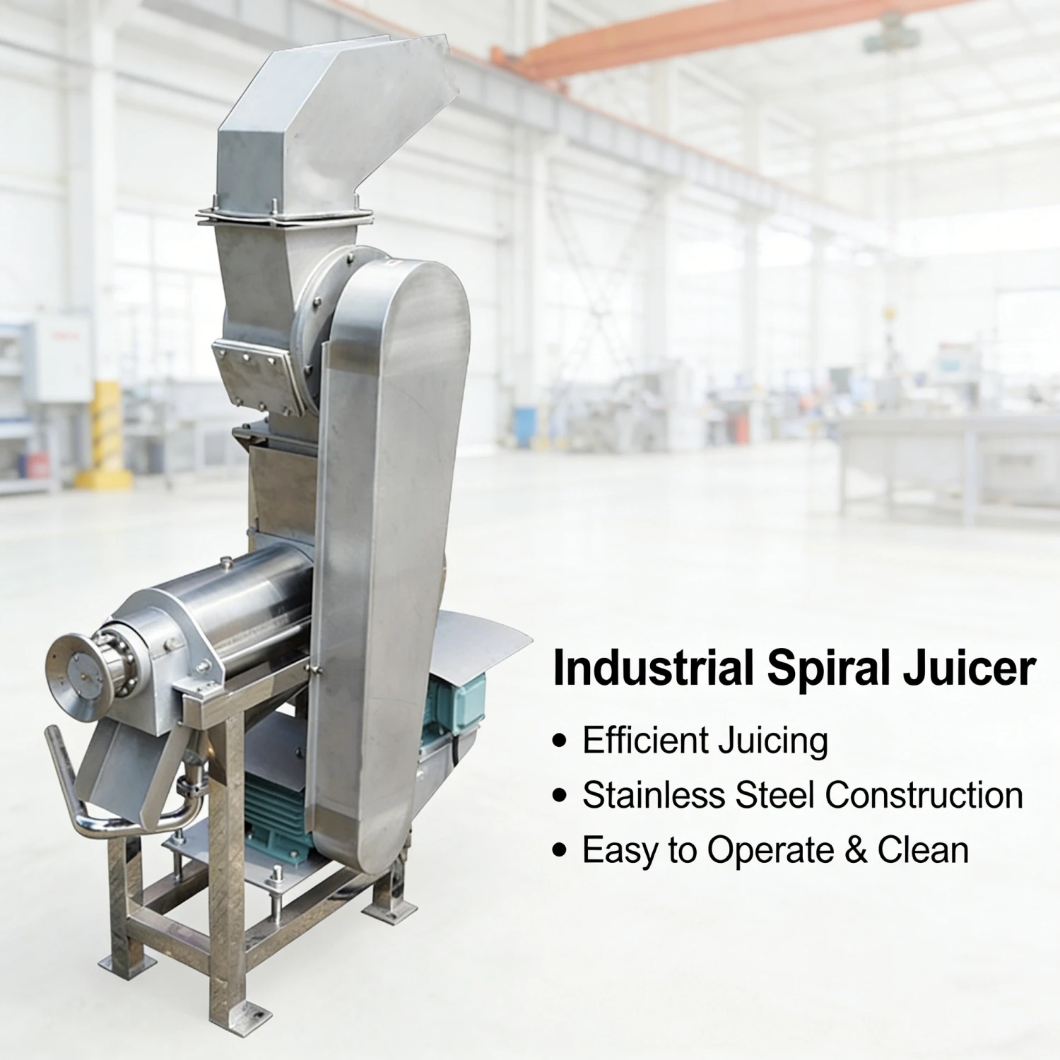 Commercial Orange Mango Strawberry Fruit Juicer Extractor Machine Efficient Screw Crusher for Juice Extraction