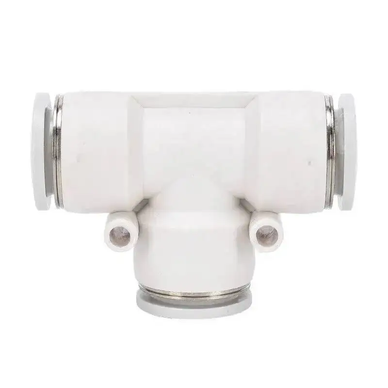 PK/PU/PY/PV Series White Pneumatic Fittings Quick Connector Plastic Plug Connection Pipe Outer Diameter 4/6/8/10/12mm
