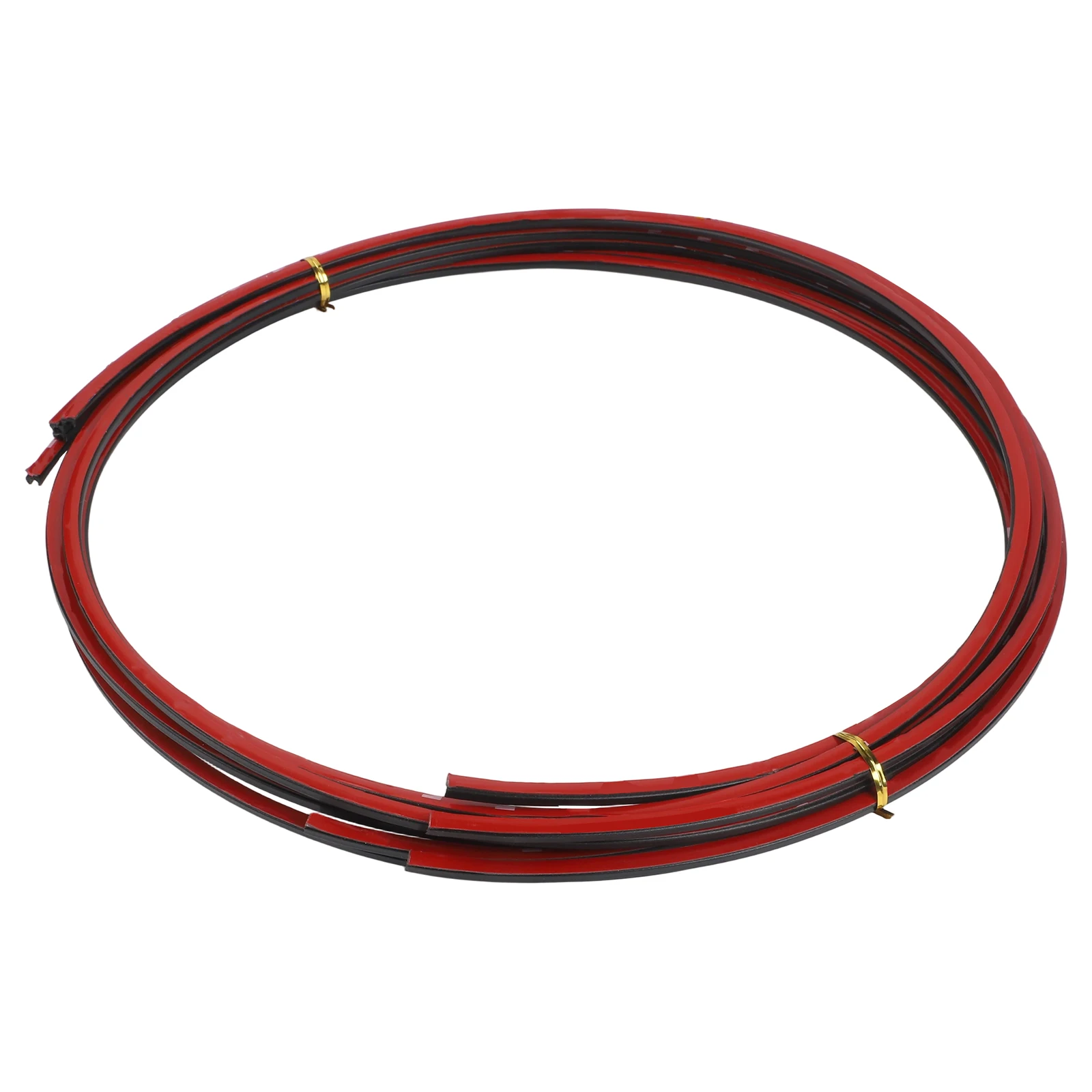 4 Pack Fit Wheel Hub Protection Strips with Dual Layer PVC Design Including Inner Groove and Outer Strip for Rim Safety