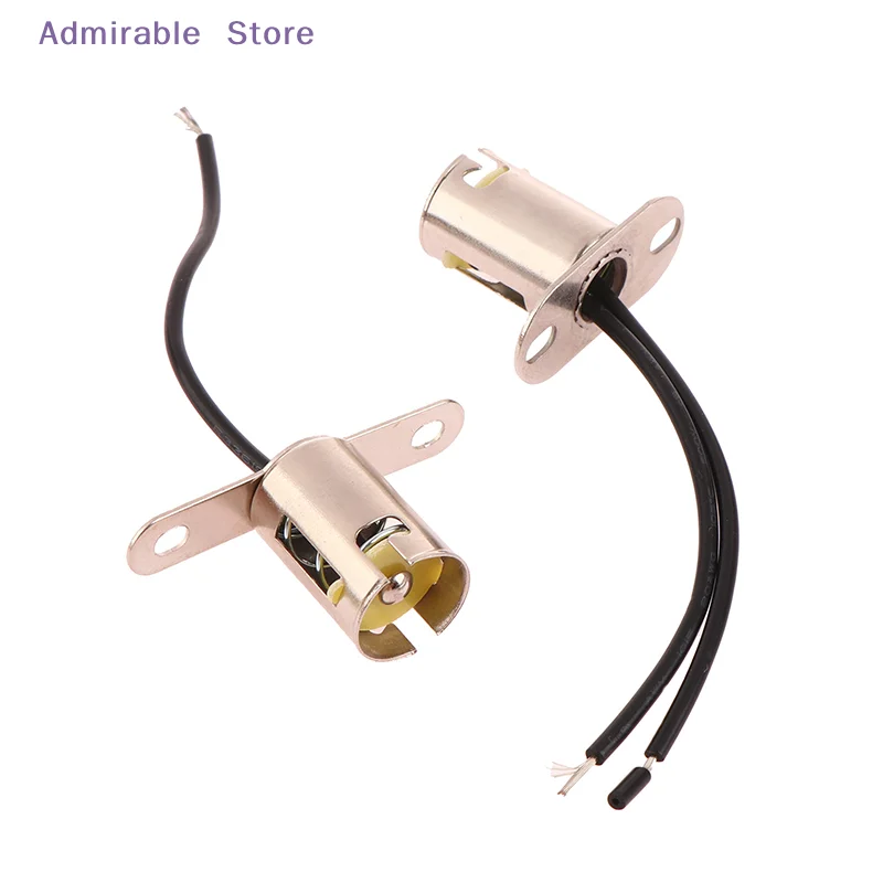 wInnovative 1157 BAY15D 1156 BA15S Car Brake Light Turn Signal Auto LED Bulb Wire Adapter Ship DIY Lamp Socket Holder