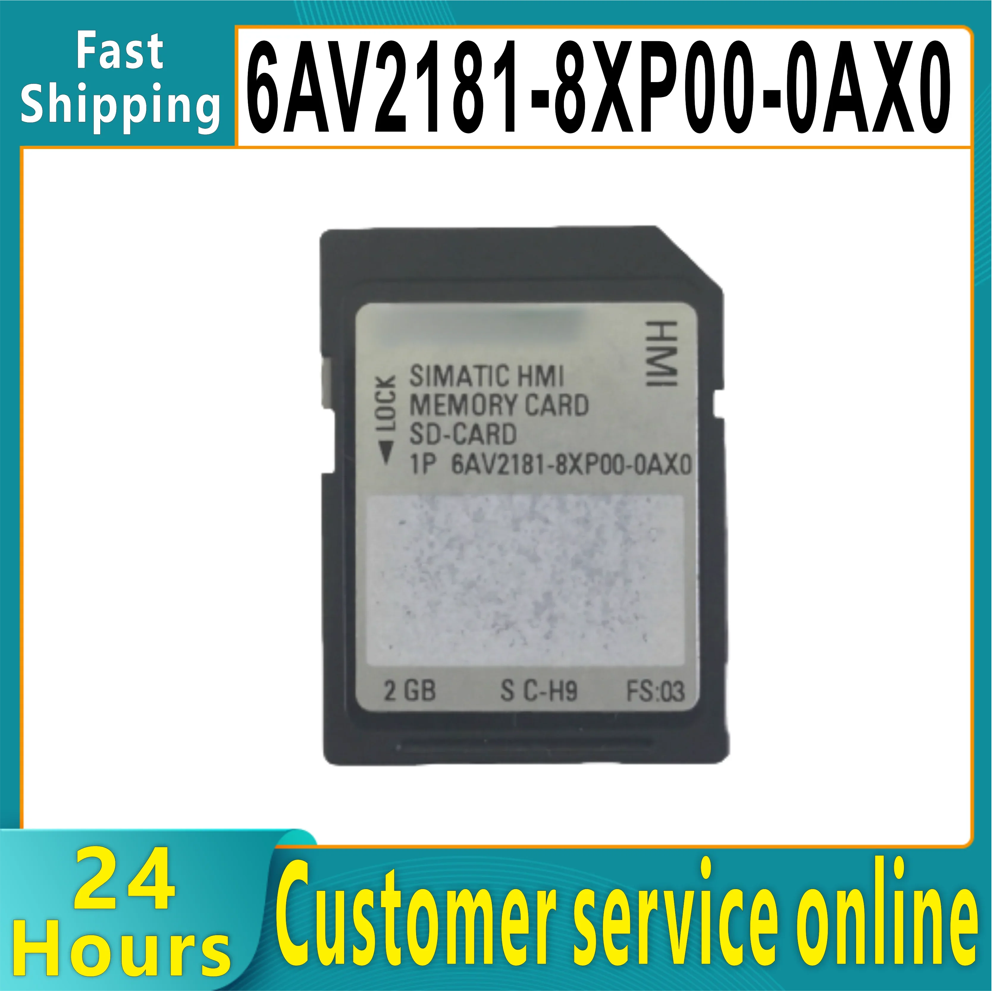 

Brand new original touch screen memory card 6AV2181-8XP00-0AX0 2GB 6ES7954-8LE03-0AA0