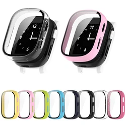 Custodia rigida per pellicola protettiva in vetro a schermo intero con guscio rigido per Xplora X6 Play Kids Smart Watch Cover protettiva accessori