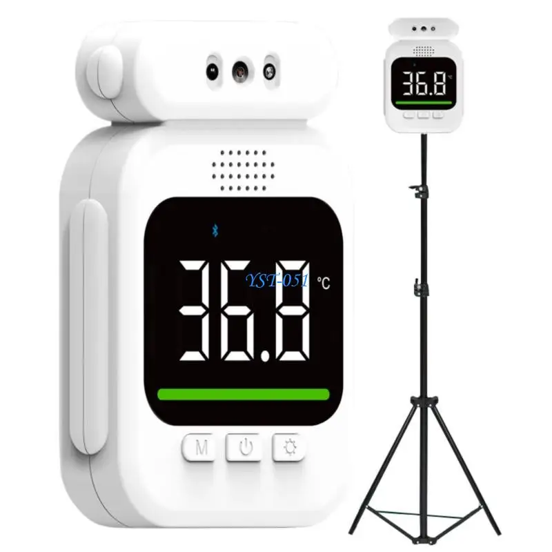 E15A Wall Mountable IR Forehead Thermometers Digital Wall Thermometers for School