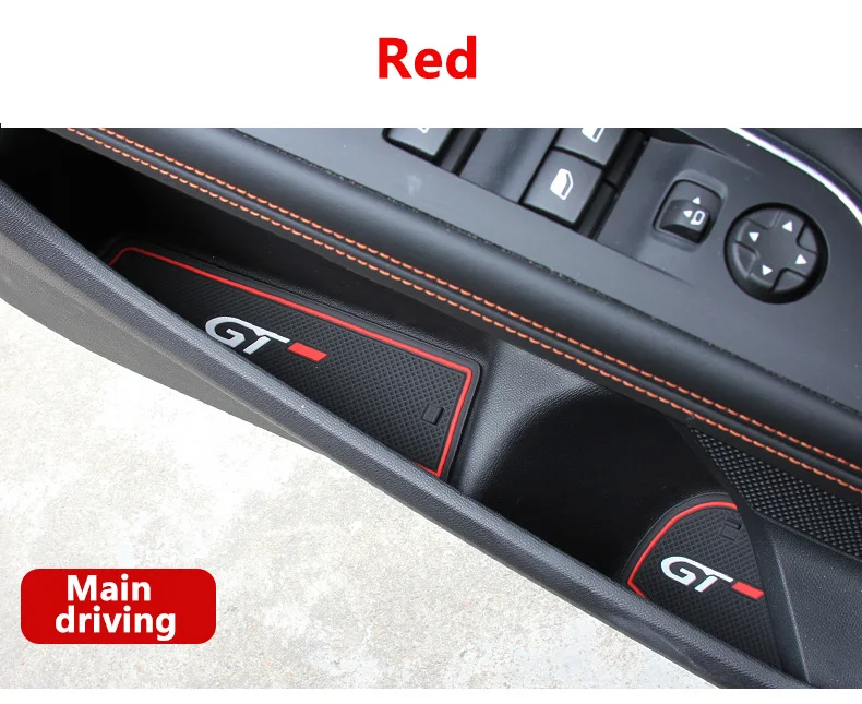 Für Peugeot 3008 5008 GT 2016 2017 2018 2019 2020 2021 2022 2023 Auto Tor Slot Tasse Matte Tür Nicht-slip Gummi 3D Zubehör – Detail 9