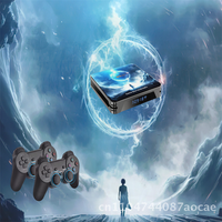 W8 pro 3D PSP Game Console Android 14 Retro Arcade TV Game Box with Dual Wireless Controllers HDMI Support 10000 Games