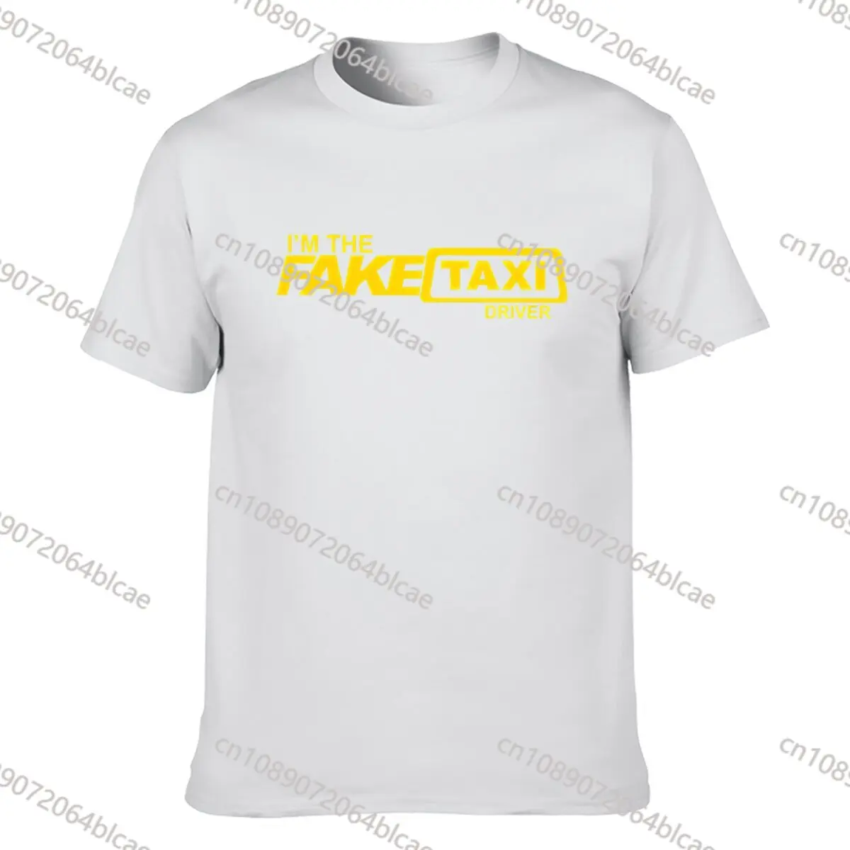 Camiseta de conductor de Taxi falso para hombre y mujer, Tops Unisex, regalo, LH-065