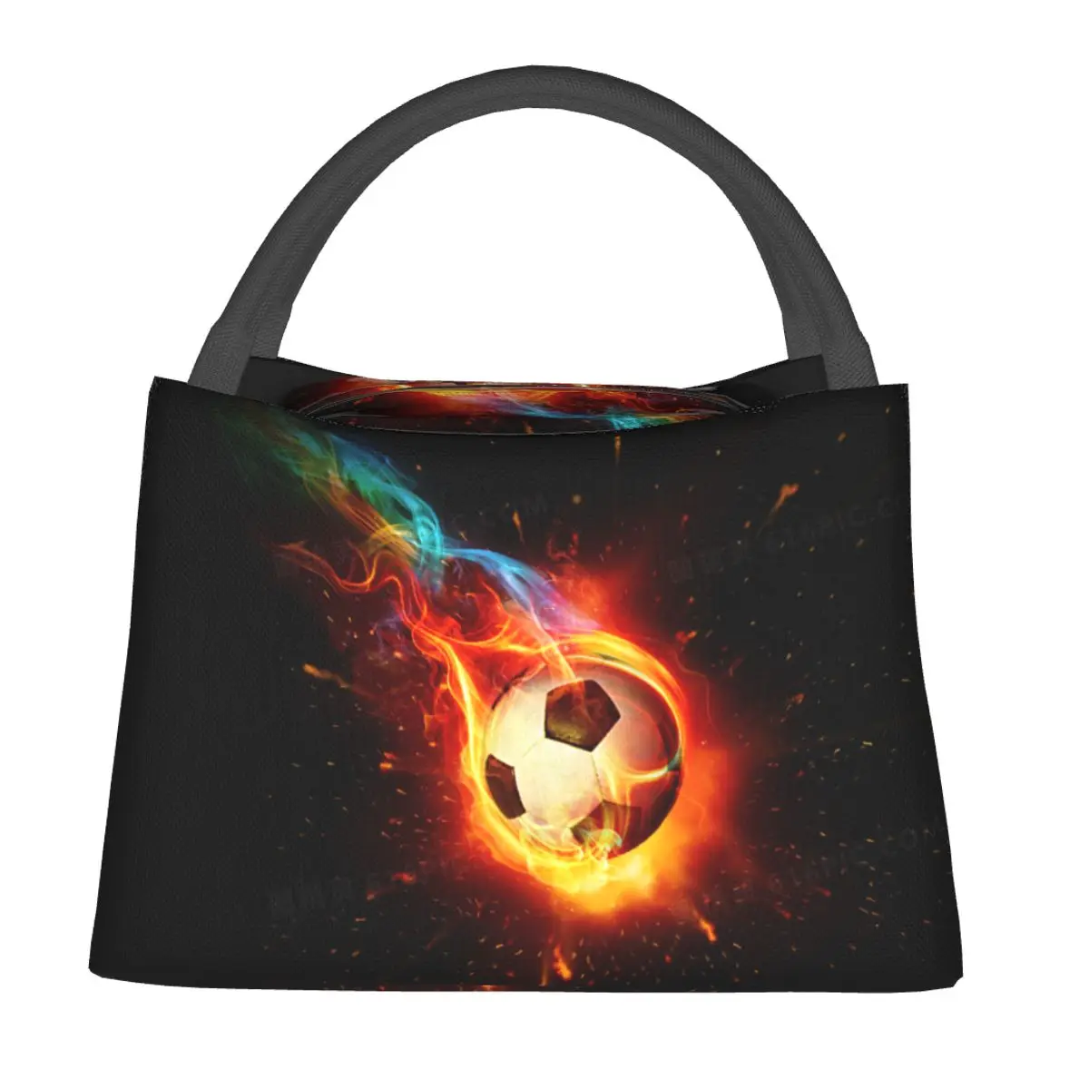 

Soccer Soccer Ball Lunch Bag Football Sport Convenient Lunch Box Office Designer Cooler Bag Leisure Oxford Thermal Tote Handbags
