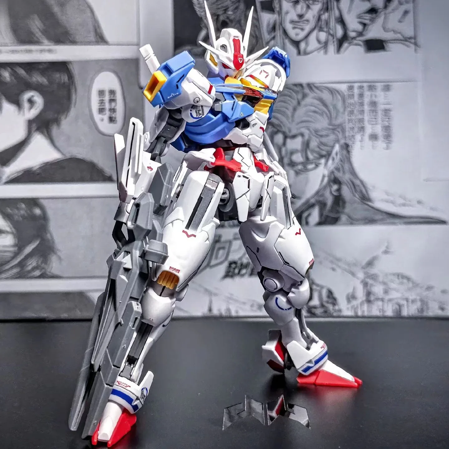 HG 1/144 モデルアニメーション空中アクションフィギュア組み立て模型玩具ブロックコレクションアクセサリー子供のおもちゃのギフト