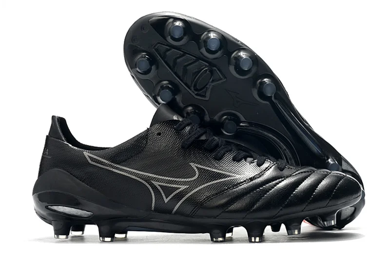 Authentic MizunoCreation Morelia Neo II FG Men's Shoes Sneakers MizunoOutdoor Men Sports Shoes Size 40-45 Black/White Color