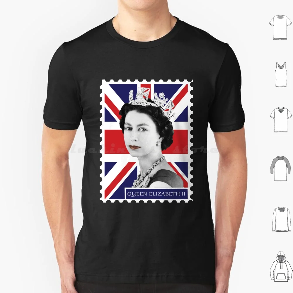 Queen Elizabeth Ii Stamp _ Jack T Shirt Cotton Men Women Diy Print Queen England Elizabeth Queen Elizabeth United Kingdom Queen