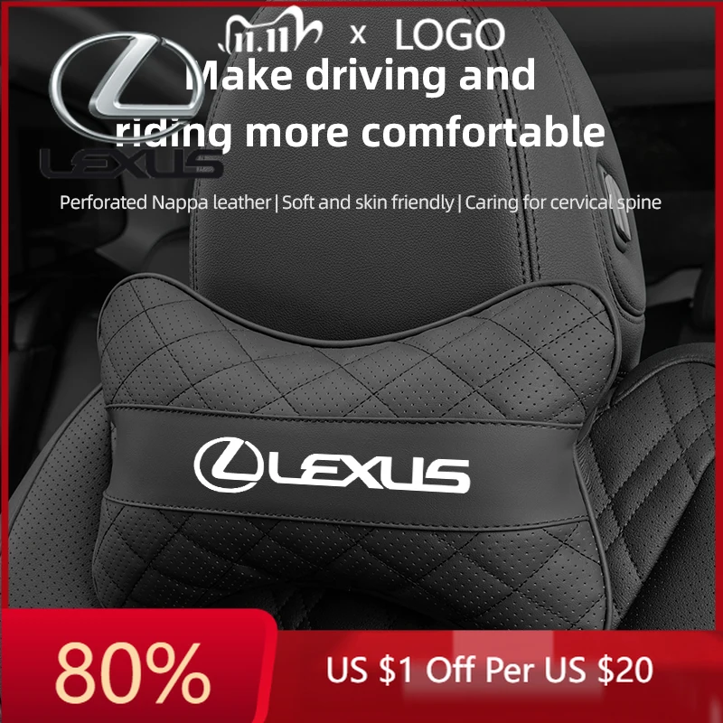 

2026 Hot Interior Stickers Car Seat Head Support Cushion Lumbar Pillow Interior Accessories For Lexus FSPORT LBX NX RX 350h 450h
