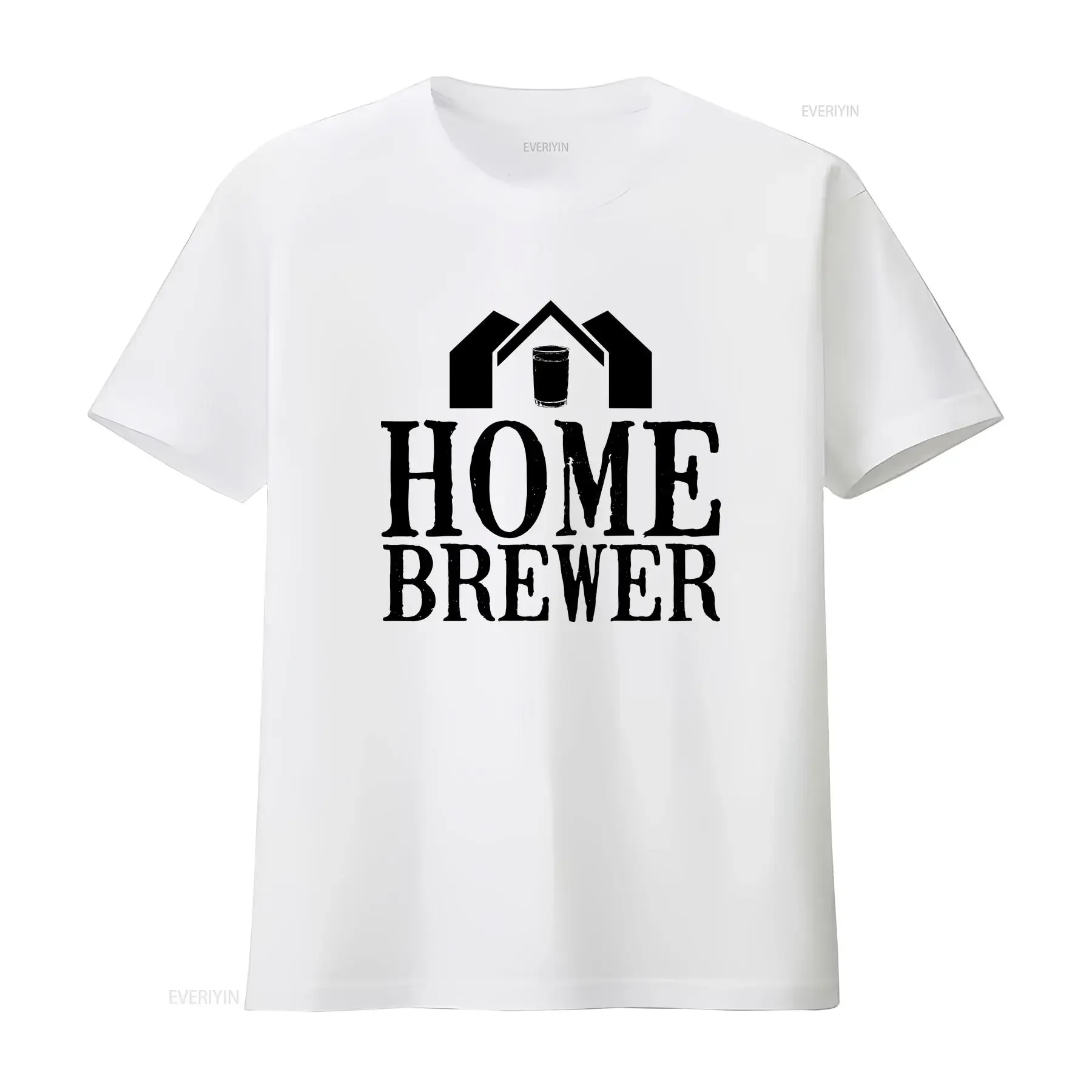 Home Brewer Beer Lover Stout Drinking Men T Shirt Alcohol Amateur Microbrew vintage Washed designer clothes Slightly graphic