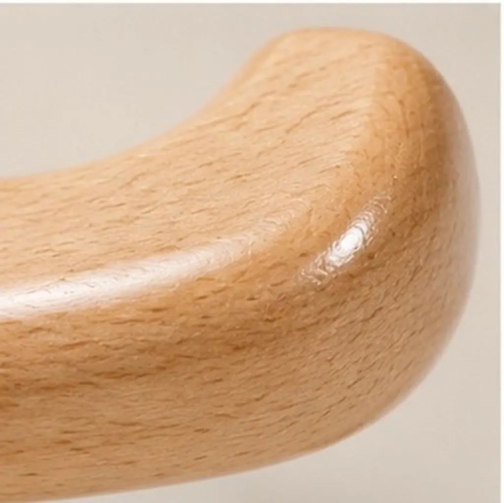 4Pcs Natural Wood Drawer Pulls Arch Shaped Ergonomic Cabinet Handles for Kitchen Cabinets Wardrobes Furniture Doors Modern