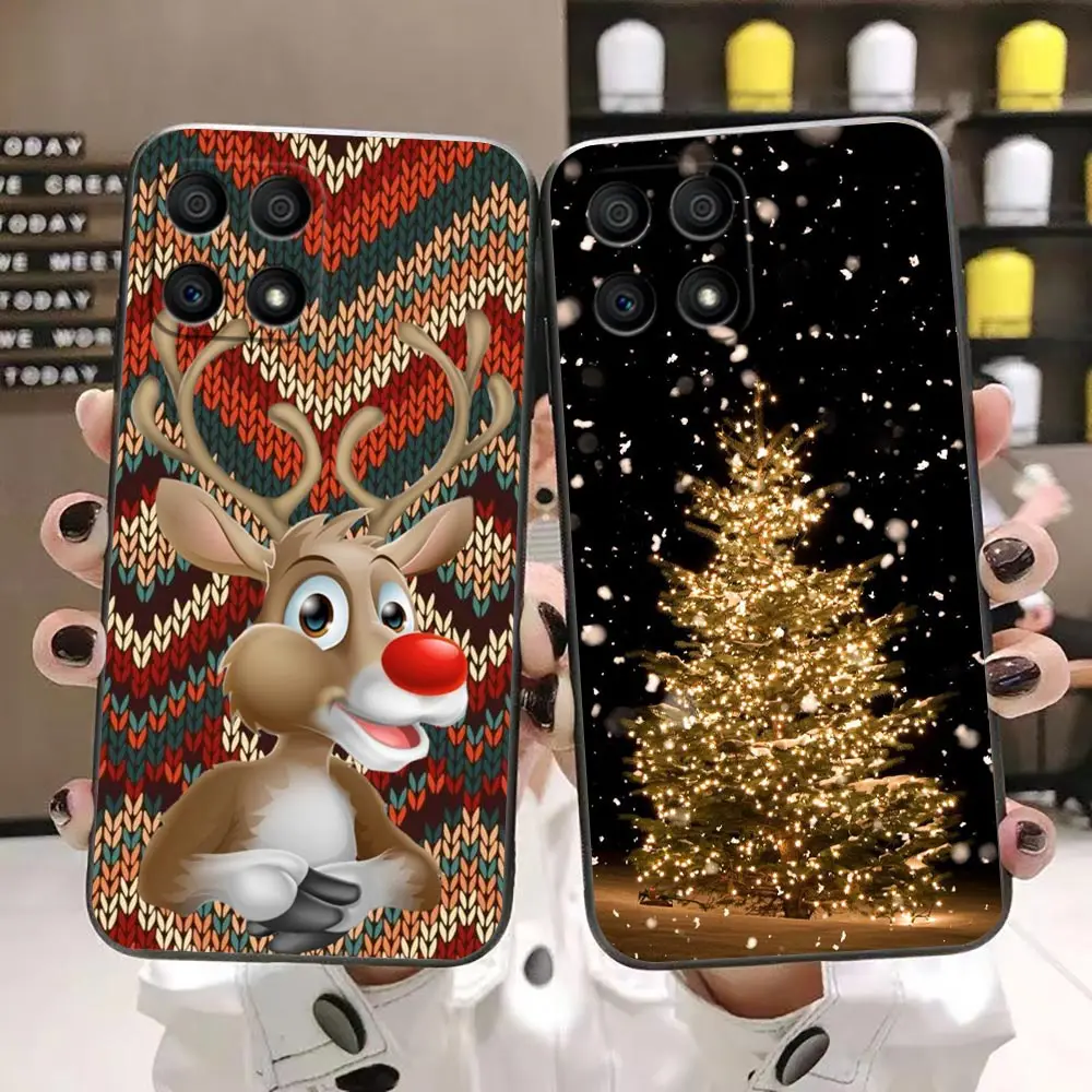 Phone Case For HUAWEI Honor 9X 9 8 8X Max 90 70 50 20 10 X7 X8 X9 X9A Lite Pro 5G Case Funda Shell Capa Santa Elk Christmas Tree