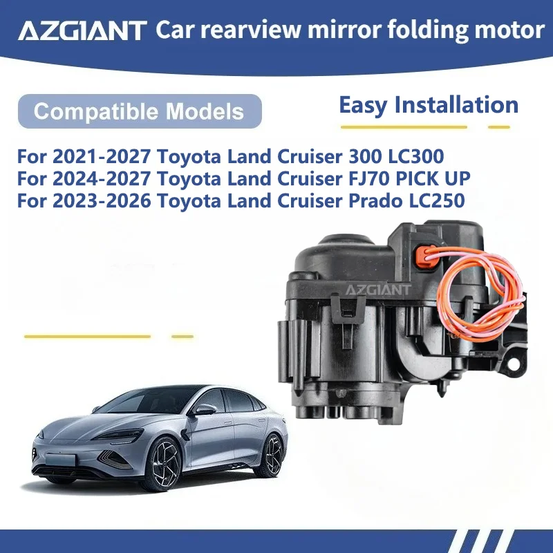 

AZGIANT For Toyota Land Cruiser 300 LC300/FJ70 PICK UP/Prado LC250 Car Wing Mirror Authentic Folding Motor Power Assembly R/L