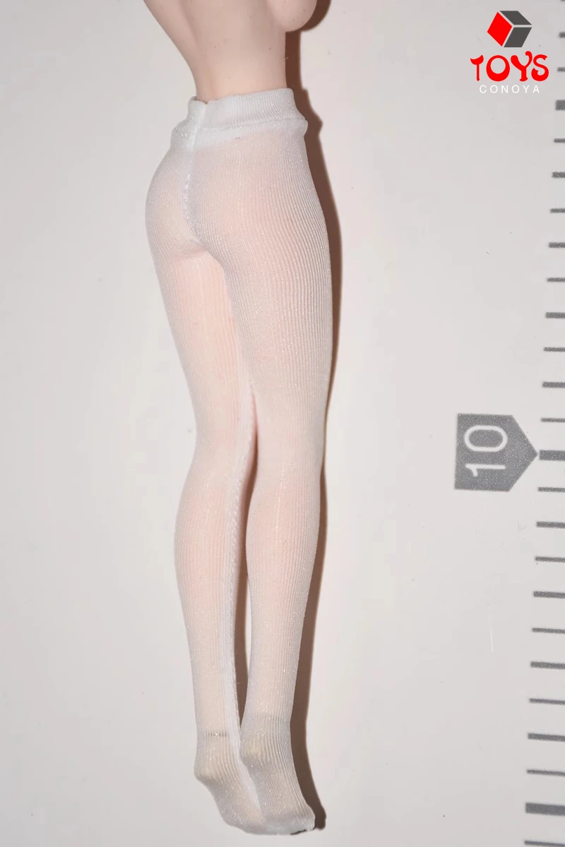 In Stock 1/12 Scale Ice Silk Pantyhose Bottom Pants Socks Model Fit 6