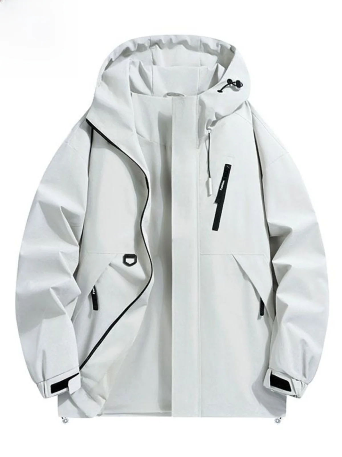 

Blizqi Spring Autumn New Sle Outdoor Windproof Waterproof Cycling Climbing Rainproof Hiking Jaet Loose Fit Polyester Yout...