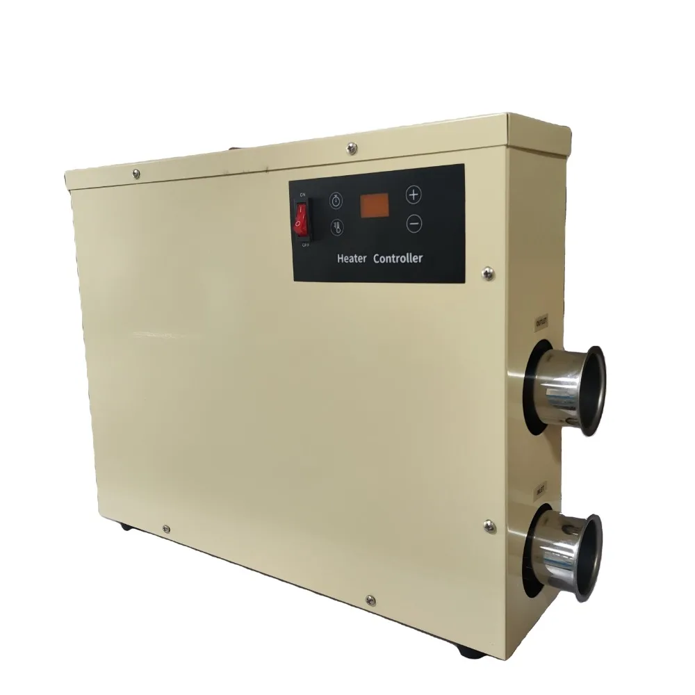 Factory Wholesale Electric Pool Heater Accessories Professional Stainless Steel Swimming Pool Water Heater
