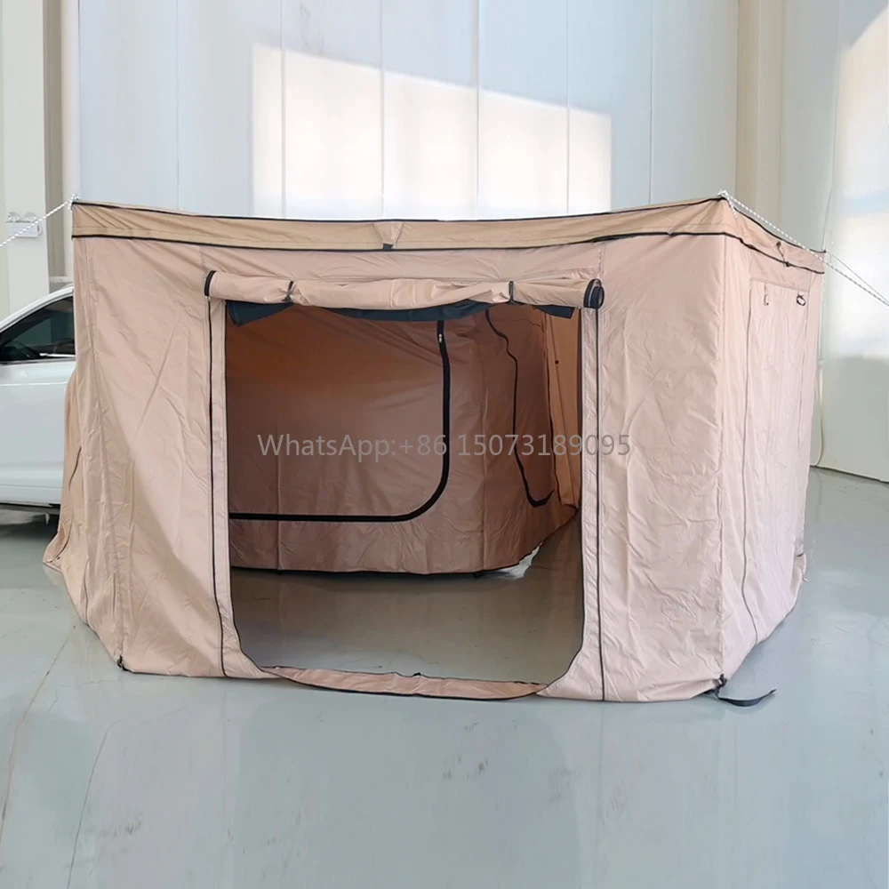 

OEM/ODM Camping Freestanding 270 Car Side Awning 4WD Car Side 270 Awning Outdoor Tents for Sale