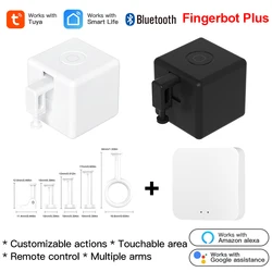 Tuya-interruptor inteligente con Bluetooth, pulsador de botón, Control remoto, hogar inteligente para asistente de Google Alexa, Control por voz