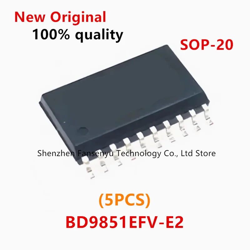 (5piece)100% New BD9851 BD9851EFV BD9851EFV-E2 sop-20 Chipset