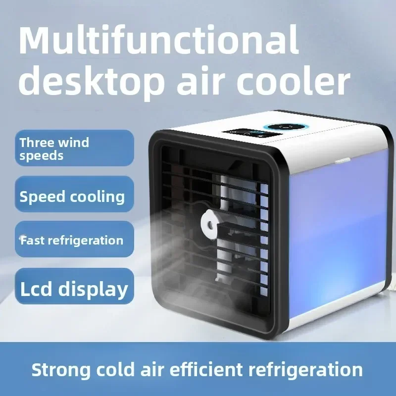 

Полезный бытовой настольный мини-кондиционер-вентилятор с USB-питанием, портативный мобильный кондиционер-вентилятор с зарядным устройством, мини-спрей-охладитель