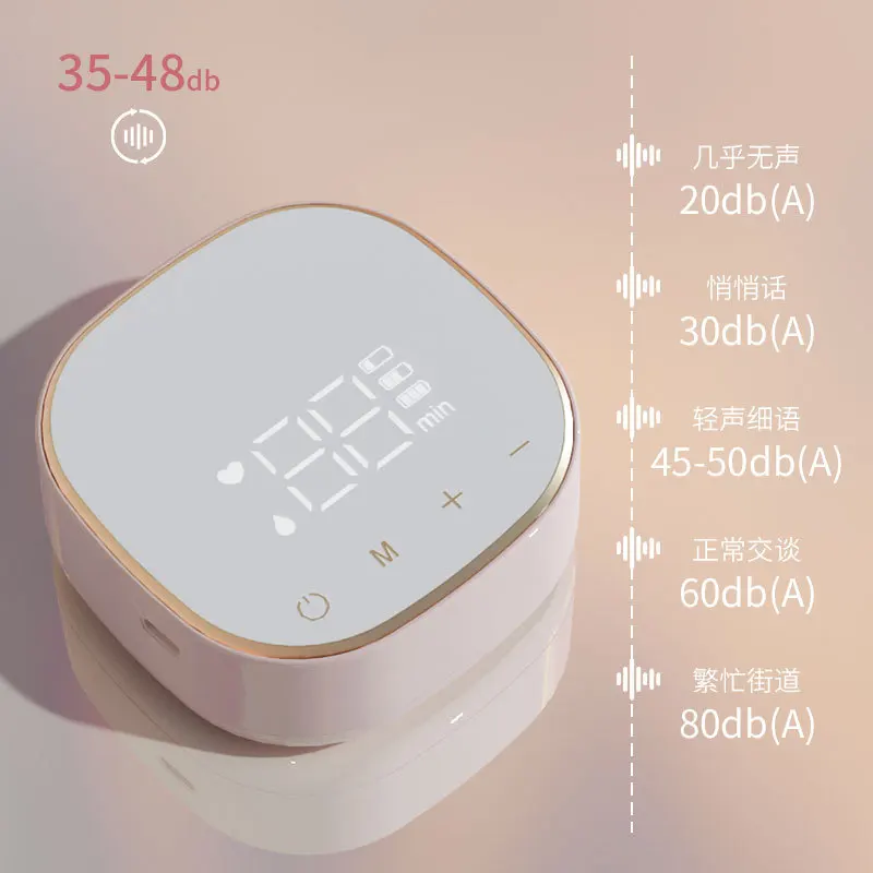 Zhibao-extractor de leche eléctrico bilateral, masaje automático, silencioso, con pantalla táctil LCD, gran succión